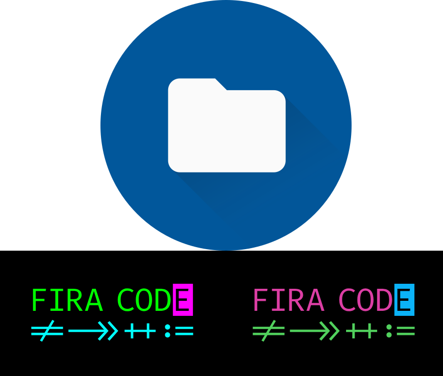 Fira Code Material Icon Theme